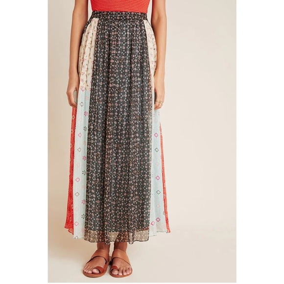 Verb Pallavi Singhee Margot Pleated Maxi Skirt - Picture 3 of 7